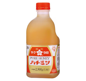 サクラ印 純粋はちみつ ポリ　２.５Ｋg