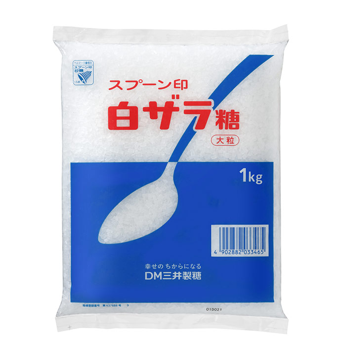 三井製糖 スプーン印 白ザラ糖Ｚ１大粒　１Ｋg×２０