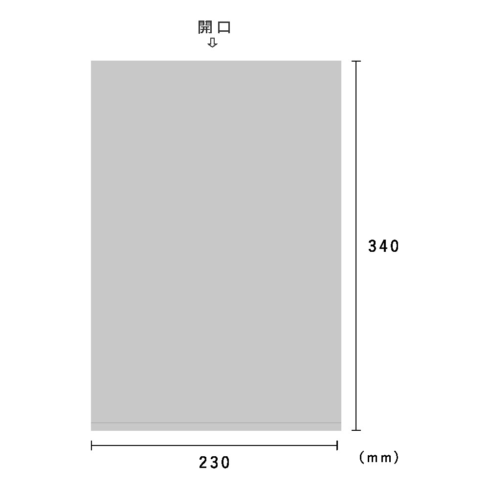 ＰＰ　0.03×２３０×３４０(No.12)　100枚×10