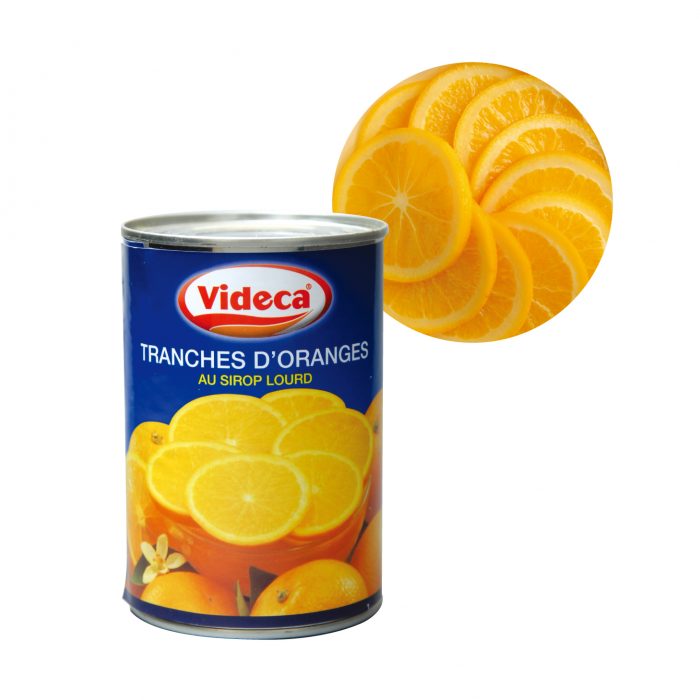 ﾋﾞﾃﾞｶ オレンジスライス皮付　　 ４１０g缶